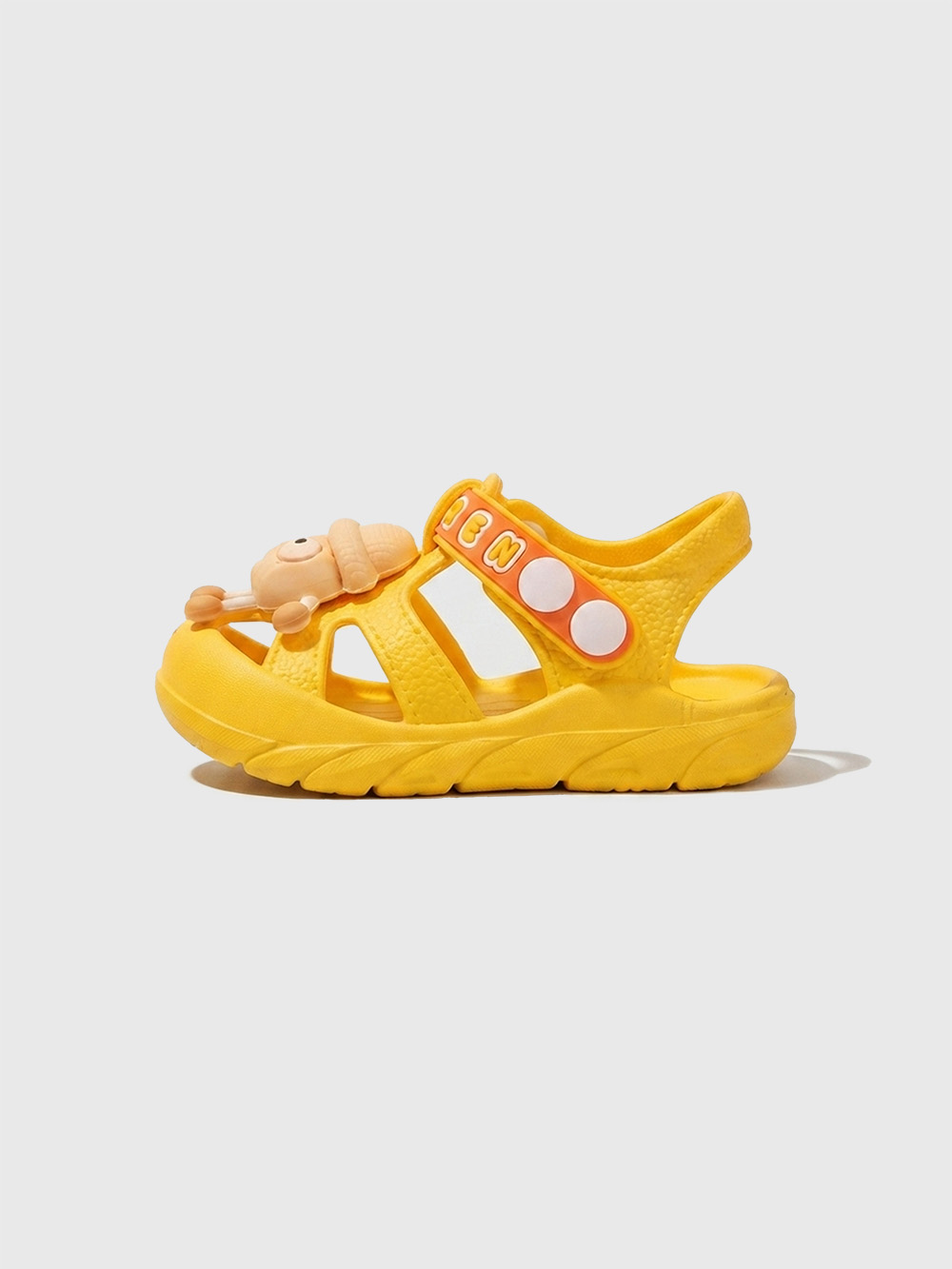 KiddoBounce Rice Hat EVA Clogs Yellow - B99